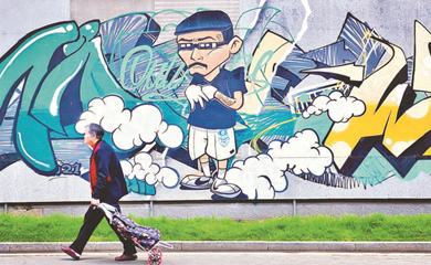 文化墙在城市环境建设中是一种新的风尚